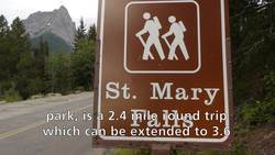 Glacier National Park - St. Mary Falls Trailhead (Accessible Version) Instructional Video