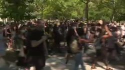 CLEAN : Thousands march to commemorate Juneteenth in New York News Clip