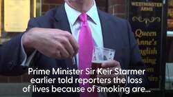 Smokers ‘heroes of the nation’, says Nigel Farage as he lights up cigarette near pub News Clip