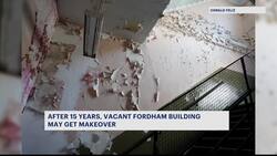 15 years of decay: Vacant library in Fordham may see new life News Clip