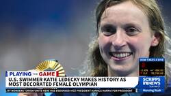 6-time gold medalist Amy Van Dyken talks pressure of being an Olympic athlete News Clip