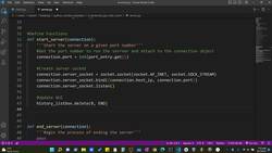 The Art of Doing - Python Network Applications with Sockets - Advanced GUI Chat Room Part 5 - Staring the Server Instructional Video