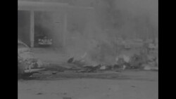 Argentine anti-Peronist Navy and Air Force revolt, bomb Buenos Aires; Monsignor Manuel Tato and his assistant arrive in Rome, Italy News Clip