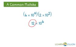 Estimating Products with Scientific Notation Instructional Video