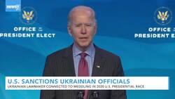U.S. Sanctions Ukrainian Officials Over 2020 Election Meddling News Clip