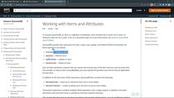 AWS Serverless Microservices with Patterns and Best Practices - Understanding DynamoDB Interactions - Working with Items and Attributes Instructional Video