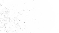 Abstract Digital Concept of Geometrical Figures Polygon Plexus Fractals Moving, Connecting Between and with Particles. Triangular Technological. Abstract Network Animation Loop background Stock Footage