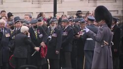 Veterans and members of the public attend Remembrance Sunday service News Clip