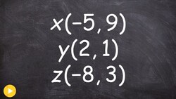 How do you determine from points what type of triangle you have Instructional Video