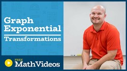 Master Graphing Exponential Equations with transformations determine domain range Instructional Video