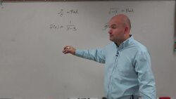 How to determine the domain of a function with restrictions interval notation Instructional Video
