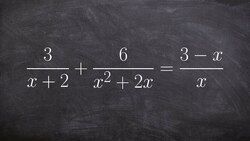 Solve a rational equation with extraneous solutions Instructional Video