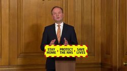Sir Simon Stevens speaking at Downing Street coronavirus press briefing News Clip