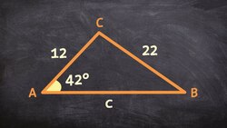 How to use law of sines for SSA with one solution Instructional Video