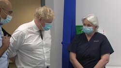Boris Johnson visits healthcare facility News Clip