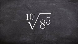 Simplifying a radical expression to rational exponents Instructional Video