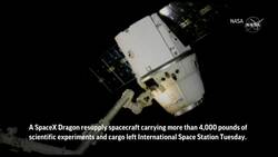 Cargo ship leaves International Space Station Instructional Video