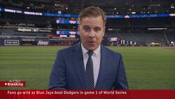 Jays blow out Dodgers in World Series Game 1, driving fans hopes higher News Clip