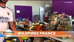France's evacuated residents help firefighters at crisis centre in southwest News Clip
