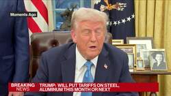 Trump Says He Plans Tariffs on Chips, Oil and Steel News Clip