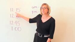 How to Tell Time in English Instructional Video