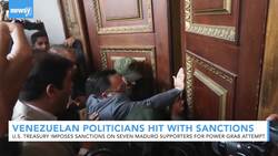 U.S. Treasury Hits Venezuelan Politicians With Sanctions News Clip