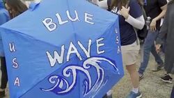 ANTI–Brett Kavanaugh – Demonstrators march on day of Kavanaugh/Ford hearing Stock Footage