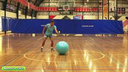 Exercise ball - Bounce to catch Instructional Video