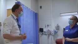 Hospital staff prepare for the first day of coronavirus vaccine roll out News Clip