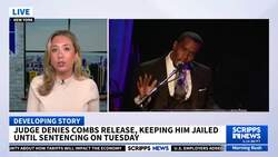Sean 'Diddy' Combs remains behind bars until sentencing hearing News Clip