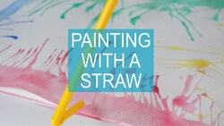 Art Activity: Blow Paint Instructional Video
