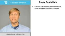 Crony Capitalism Instructional Video