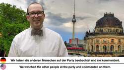 Du hast eine echt coole Party verpasst. - German Perfekt Tense Example Conversation Instructional Video