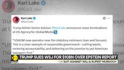 Epstein controversy: Trump calls 2003 Epstein letter as 'fake' News Clip