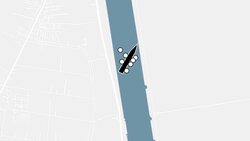 Massive container ship blocks Suez Canal News Clip