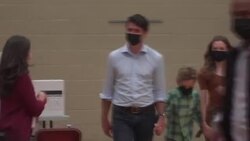 CLEAN : Trudeau casts his vote in Canada's snap election News Clip