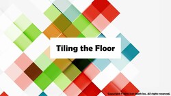 Tiling the Floor (Multiply whole-number measurements of the length of the sides of a rectangle to find the area in the context of a real-world problem.) Instructional Video