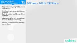 GCSE Secondary Maths Age 13-17 - Shapes & Area: Sketch - Explained Instructional Video