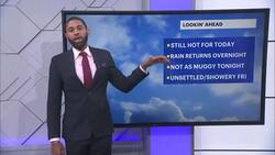 Warm and humid again today, shower possible tonight and into the weekend Instructional Video