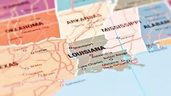 Louisiana from USA States Stock Footage