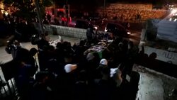 CLEAN : Funeral of Palestinian killed after Israeli police thought he was armed News Clip