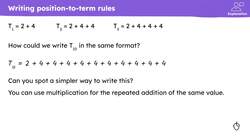 Generating a sequence using a position-to-term rule Instructional Video