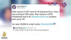 Biden just one state away from projected election victory News Clip