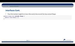 Complete Java SE 8 Developer Bootcamp - Interfaces: Part 1 Instructional Video