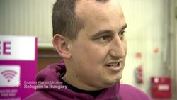 Hungary welcomes Ukrainian refugees in stark contrast to past News Clip