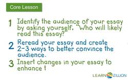 Revising Your Essay to Target Your Audience Instructional Video