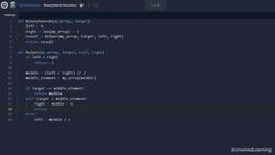 Data Structures and Algorithms The Complete Masterclass - Implementing Binary Search Implementation – Recursion – Part 2 Instructional Video
