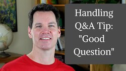 Should You Say "Good Question"? Instructional Video