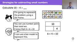 Subtracting small numbers Instructional Video