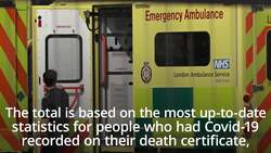 UK’s wider Covid-19 death toll passes 100,000 News Clip